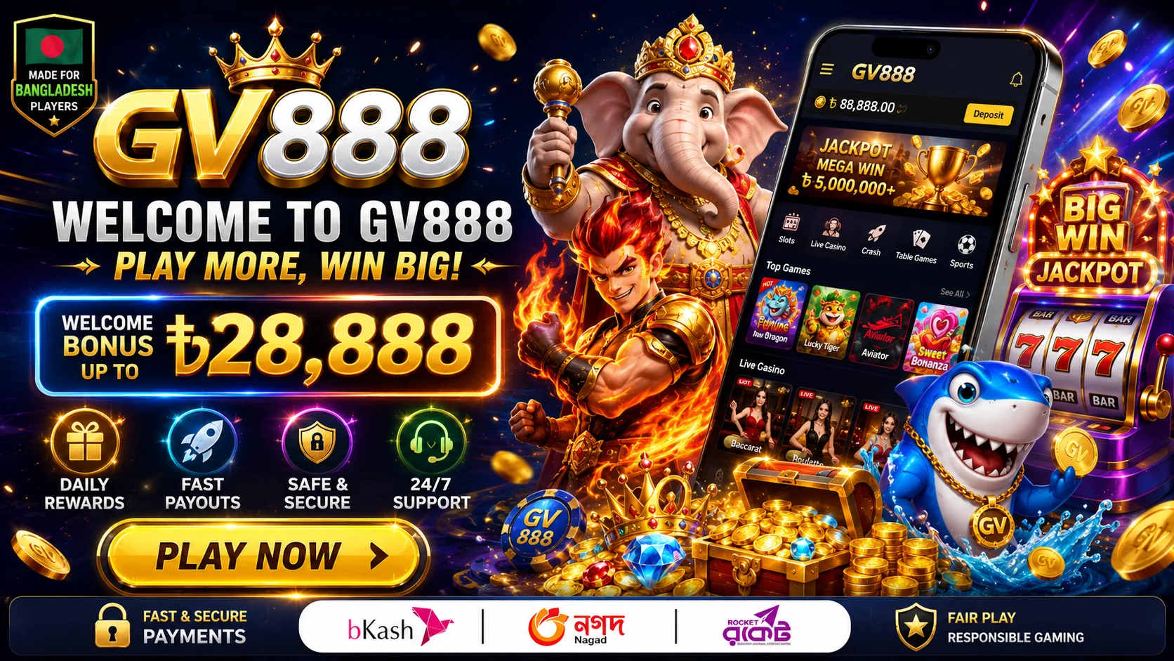 GV888  -  hero